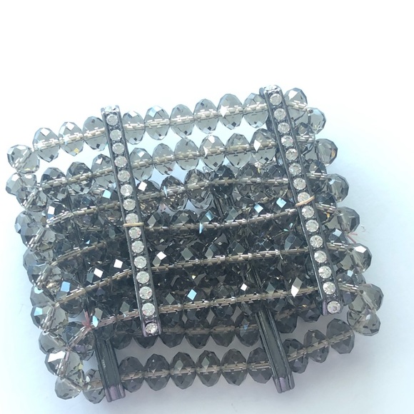 ✨Awesome 6 rows crystals cuff & rhinestones ✨ - Picture 5 of 5